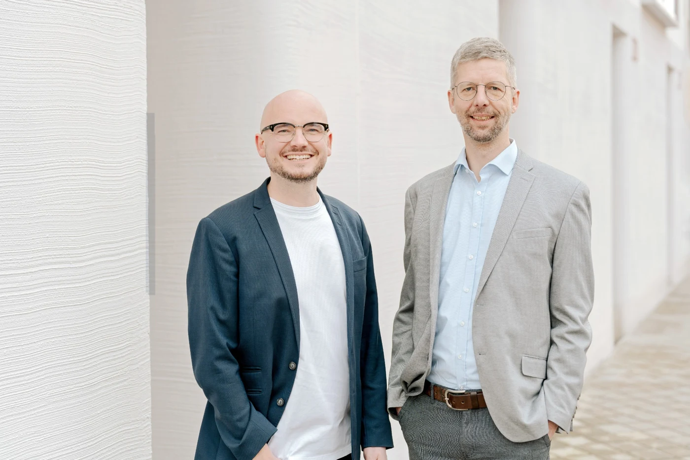 Christoph Sommer links und André Schmiede rechts